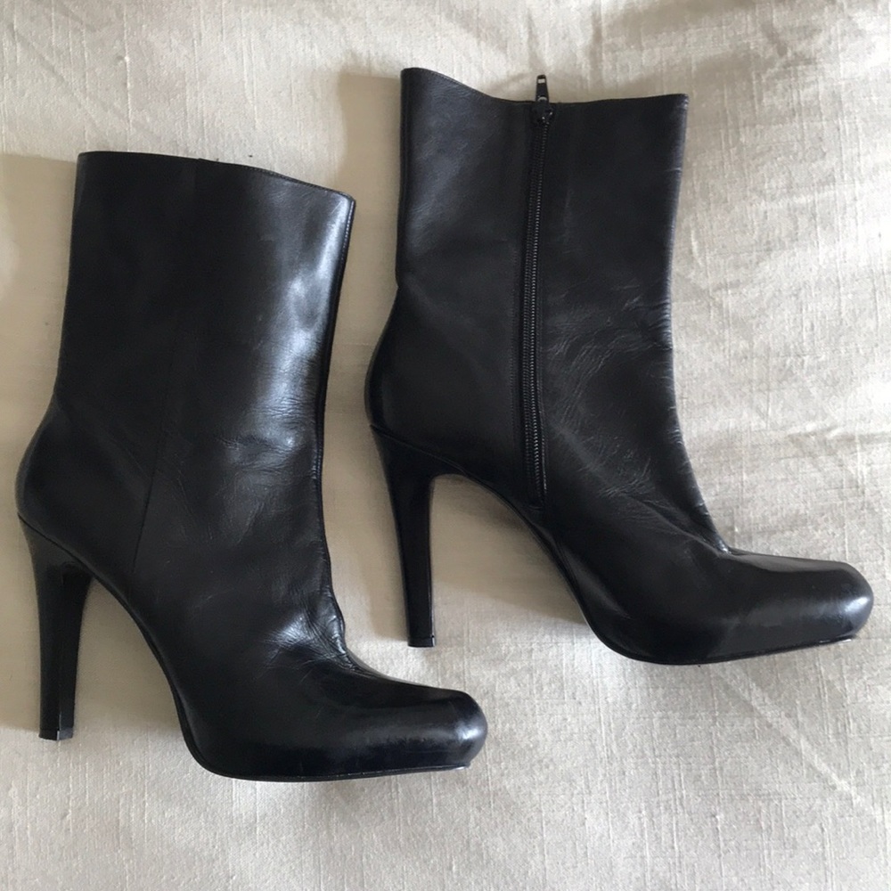 Black Leather Boots
